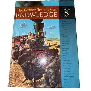 The Golden Treasury of Knowledge, Volume 5 Hardcover Golden Press 1961